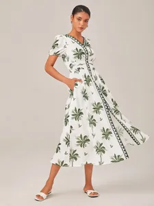 damen-midikleid-grun-kurzarm-v-ausschnit-default-5