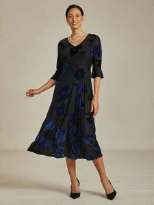 damen-midikleid-samtkleid-cocktailkleid-marineblau-9