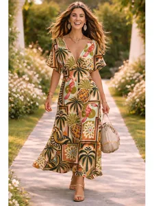 damen-midikleid-satinkleid-shiftkleid-el-grun-3