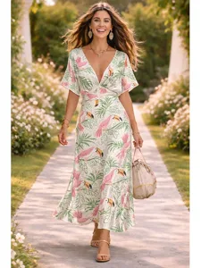 damen-midikleid-satinkleid-shiftkleid-el-rosa-2