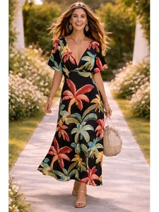 damen-midikleid-satinkleid-shiftkleid-el-schwarz-4