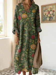 damen-midikleid-shiftkleid-urlaub-lassig-grun-2