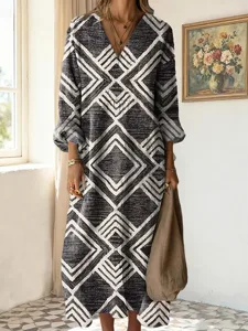damen-midikleid-shiftkleid-urlaub-lassig-schwarz-3