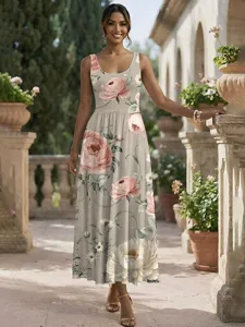 damen-midikleid-sommerkleid-a-linie-klei-beige-4
