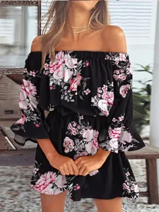 damen-minikleid-boho-kleid-vintage-kleid-schwarz-5