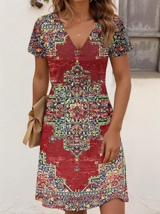 damen-minikleid-sommerkleid-t-shirt-klei-rote-4