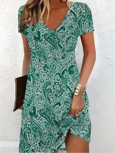damen-minikleid-t-shirt-kleid-sommerklei-grun-3