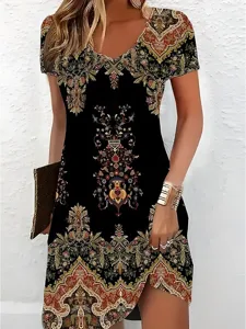 damen-minikleid-t-shirt-kleid-sommerklei-schwarz-2