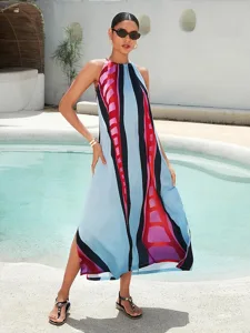 damen-neckholder-kleid-satin-maxi-maxikl-regenbogen-1