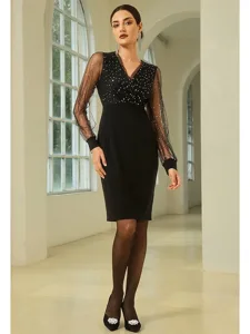 damen-paillettenkleid-schwarz-langarm-ei-schwarz-1