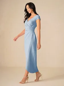 damen-teelange-wickelkleid-elegant-party-himmelblau-18