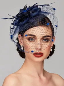 elegante-fascinator-hute-leinen-netz-mes-dunkelblau-13