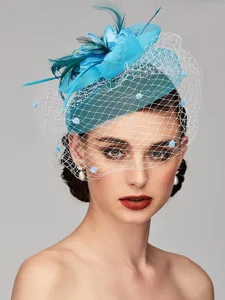 elegante-fascinator-hute-leinen-netz-mes-hellblau-36