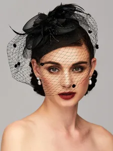 elegante-fascinator-hute-leinen-netz-mes-schwarz-1