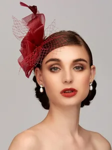eleganter-netz-tull-fascinator-hute-kopf-burgund-16