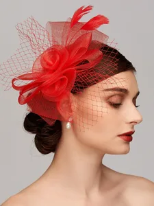 eleganter-netz-tull-fascinator-hute-kopf-rot-11