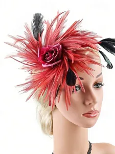 fascinator-federn-hochzeit-geburtstag-el-weinrot-8