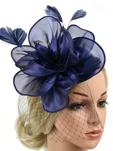 fascinator-organza-federn-hochzeit-gebur-dunkelmarine-2