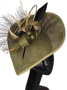 fascinator-polyester-hochzeit-geburtstag-armeegrun-15