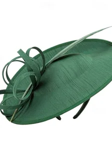 fascinator-polyester-hochzeit-geburtstag-dunkelgrun-4