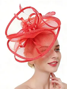 fascinator-tull-feder-hochzeit-geburtsta-rot-8