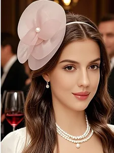 fascinator-tull-perle-fedora-hut-hochzei-rosa-3