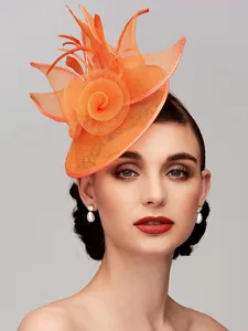 fascinators-feder-netz-kentucky-hut-fasc-orange-8