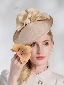 fascinators-kentucky-derby-hut-elegante-champagner-1