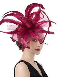 haarstuck-tull-feder-fedora-hut-hochzeit-weinrot-1