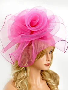 haarteil-tull-fedora-hut-hochzeit-geburt-super-pink-1