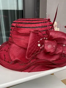 hute-organza-strand-elegant-mit-schleife-burgunderrot-3