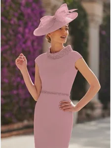 kleid-kleid-sets-tee-lange-kleid-fur-hoc-pudriges-rosa-4