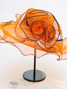 kopfstuck-organza-hochzeit-abendgesellsc-orange-6