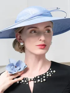 mode-elegante-hute-mit-feder-1pc-hochzei-luftiges-blau-2