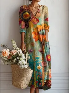 oster-damen-maxikleid-leinenahnlich-atmu-orange-4