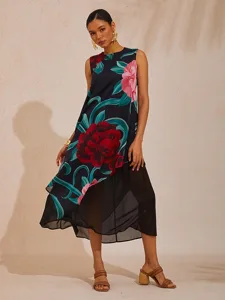 smaragdgrunes-flieendes-chiffon-maxiklei-schwarz-1