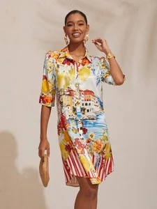 sommerliches-seidiges-hemdblusenkleid-mi-gelb-1