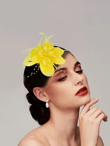 vintage-stil-elegant-luxurios-tull-feder-gelb-10