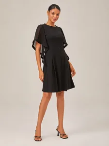 weiblich-freizeitkleid-brautdusche-kleid-schwarz-1