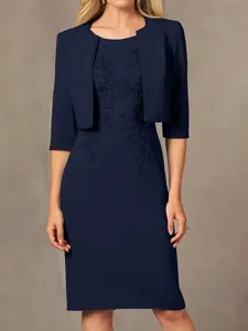 zweiteilig-schlauchkleid-kleid-sets-knie-dunkelmarine-6