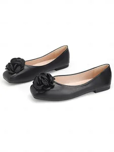 chaussures-plates-fleuries-jaune-moutard-noir-12