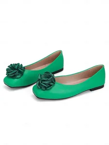 chaussures-plates-fleuries-jaune-moutard-vert-16