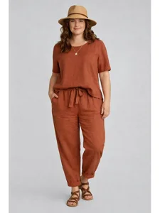 damen-baumwoll-sets-loungewear-sets-modi-orange-1