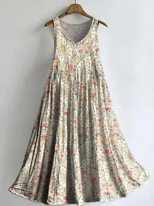 damen-knielanges-kleid-boho-kleid-sommer-beige-5