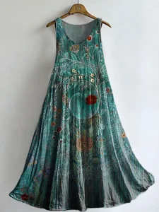 damen-knielanges-kleid-boho-kleid-sommer-grun-4