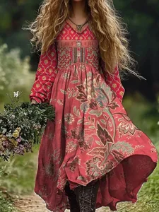 damen-maxi-kleid-boho-a-linie-kleid-urla-rote-4