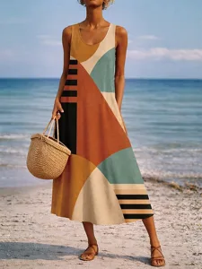 damen-maxikleid-a-linie-kleid-lassig-tag-orange-1