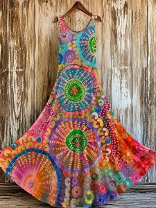 damen-maxikleid-sommerkleid-a-linie-klei-rosa-2