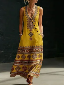 damen-maxikleid-sommerkleid-freizeitklei-gelb-1