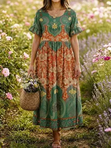 damen-midikleid-freizeitkleid-a-linie-kl-grun-2